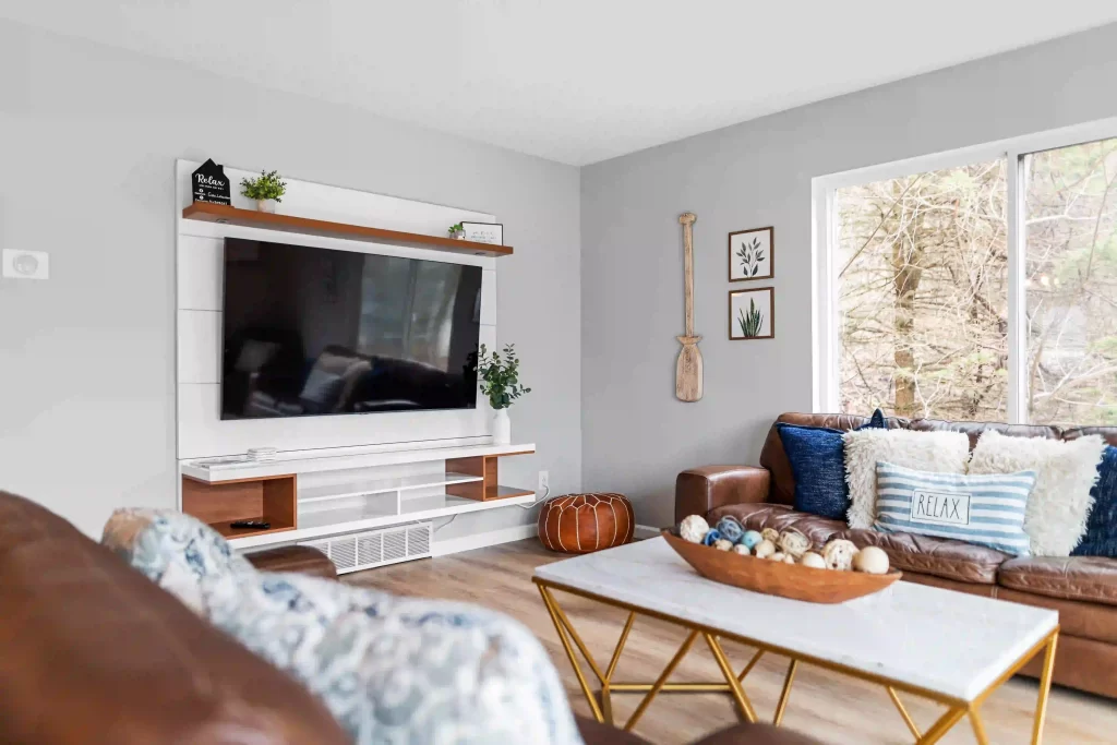 Airbnb living room - image for recession effects article