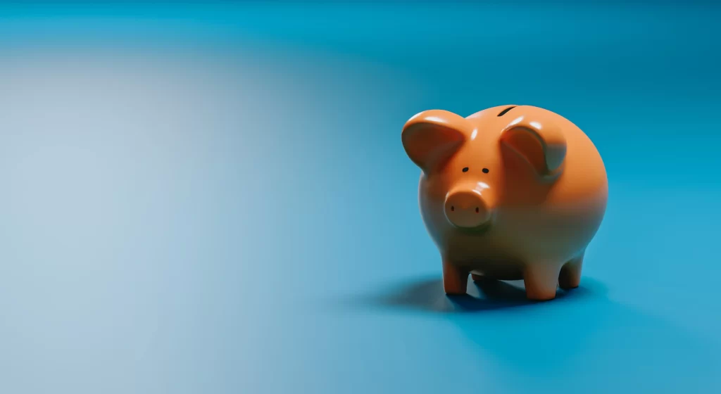 Piggy bank representing goal-based budgeting