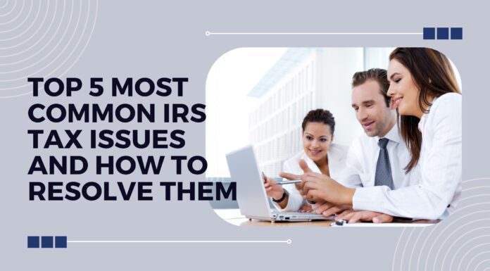 Top 5 Most Common IRS Tax Issues and How to Resolve Them Top 5 Most Common IRS Tax Issues and How to Resolve Them